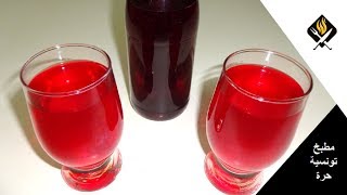 SIROP DE ROSE - شراب الورد الطبيعي المركز منعش سهل ورائع مع طريقة تقديمه في المناسبات والأعياد