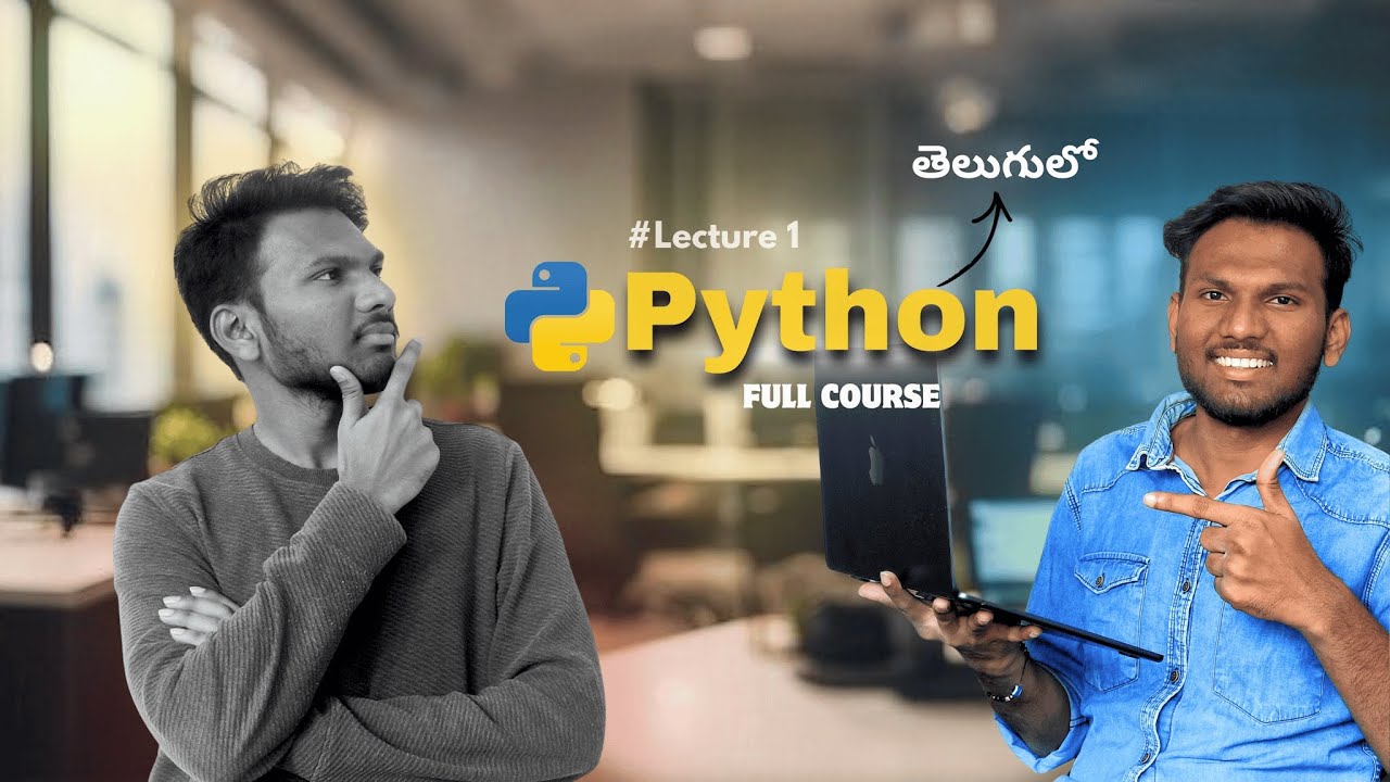 Introduction to python(తెలుగులో) ️ || Python full course🚀🔥 || Python in ...