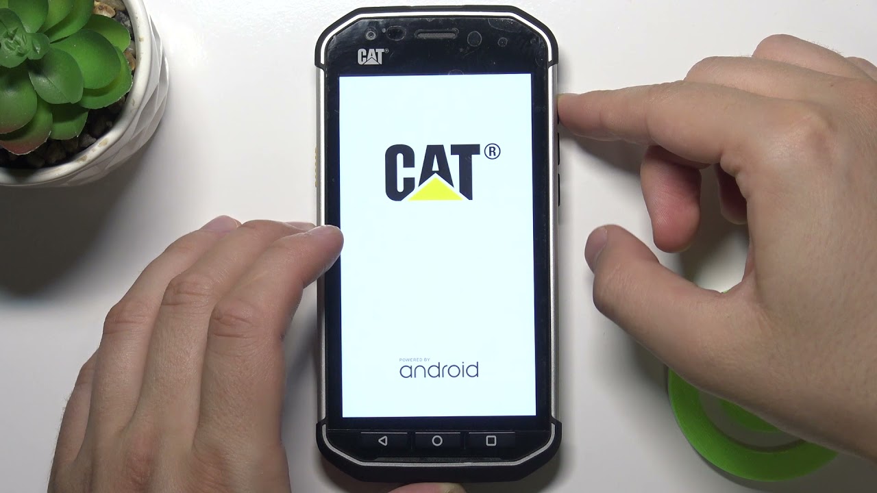 How to Power On CAT S40 – Switch On Device - YouTube