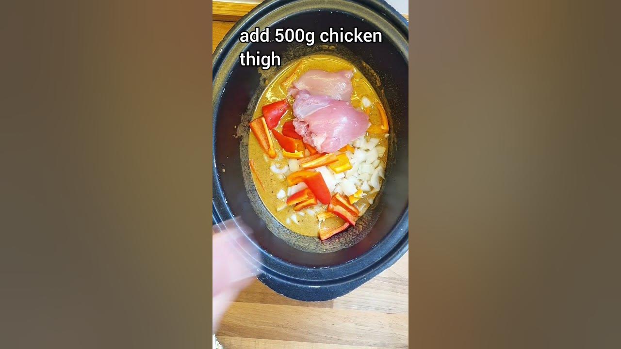 Slow Cooker Mayflower Chicken Curry familymealsideas budgetfriendly