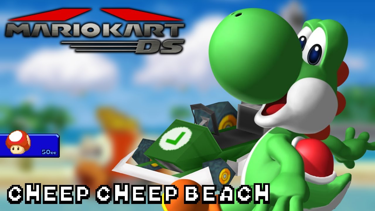 Mario Kart DS - 50cc - Yoshi - Standard LG - Cheep Cheep Beach | Ep. 3587