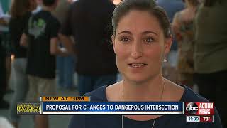 Proposal for changes to dangerous intersection