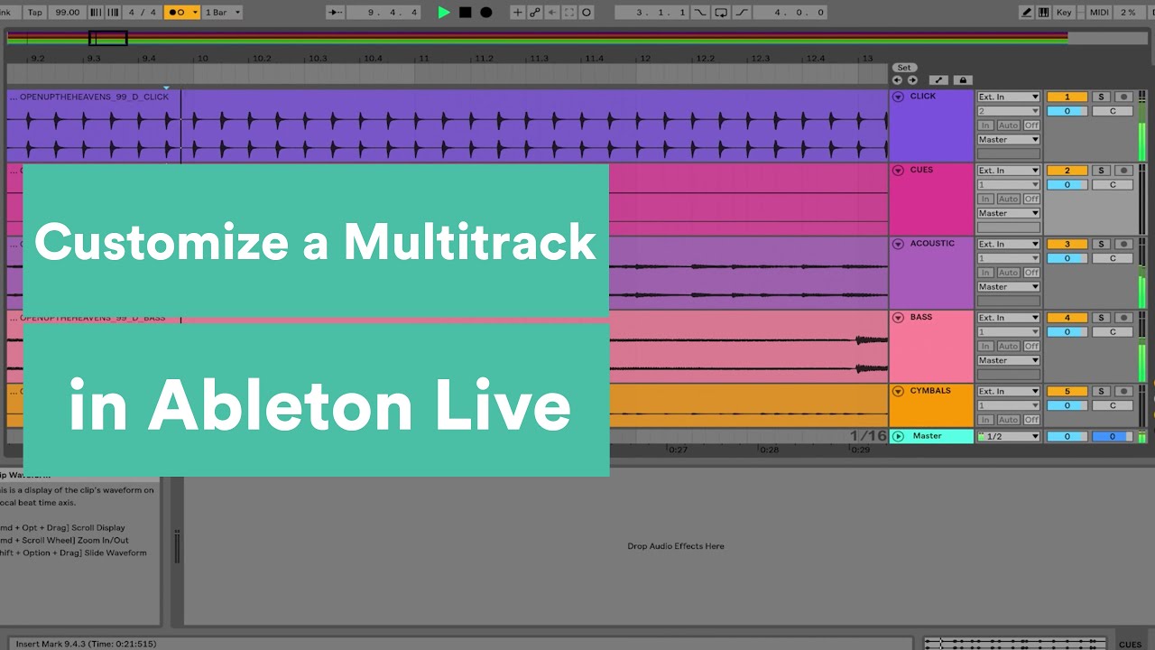 ableton 10 suite record more than one track