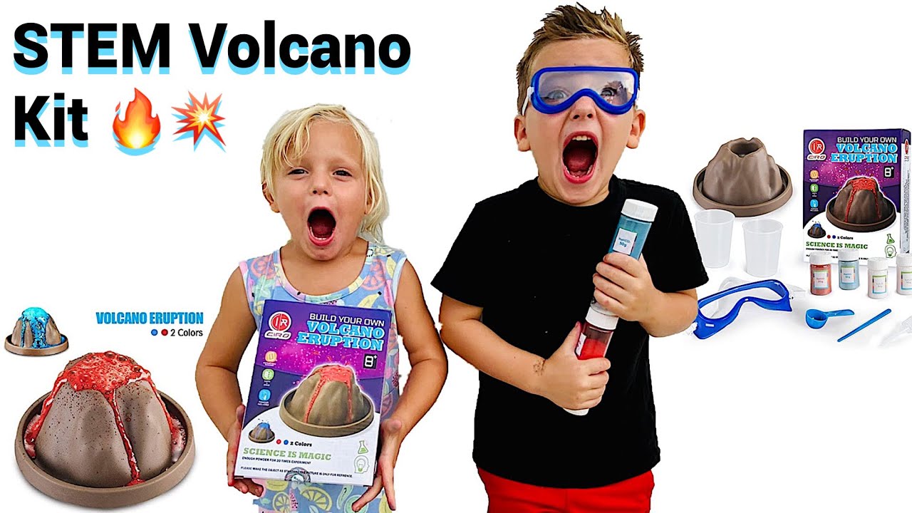 Unboxing CIRO Volcano Science Kit STEM SCIENCE EXPERIMENTS with Tosh