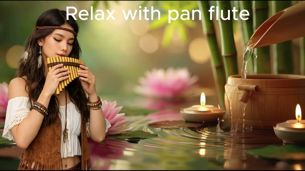 Relaxing music with pan flute instrument - South America