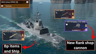 🔥New Rank shop cannon and Bp items , Ship Test - Modern warships