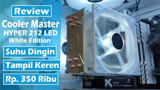 Review Cooler Master HYPER 212 LED White Edition CPU Cooler Tampil Keren Full White