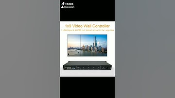 Video Wall Controller, Splice 9screens to Video Wall #SZBITC #VideoWall #Splice #Controller #HDMI #A