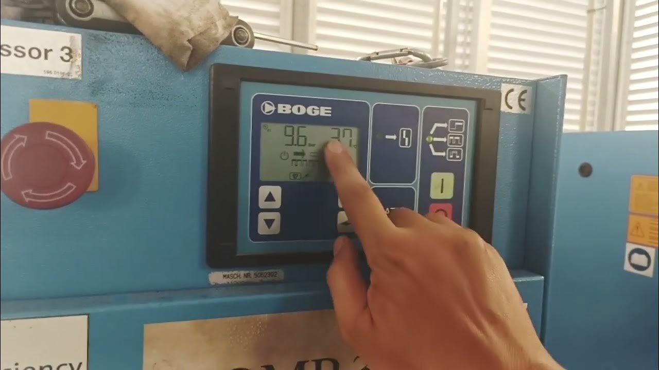 Boge compressors error 11. YouTube