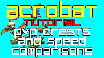 Dragon Nest - Acrobat Tutorial: Skill Crests (PvP) and Action Speed Comparisons