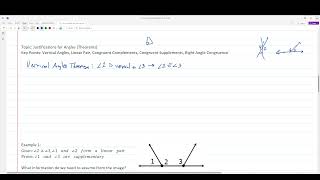 Chapter 2: Angle Proofs