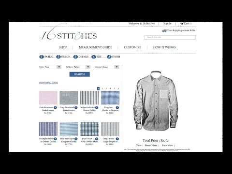 How it works - Design your custom shirt online at 16stitches.com - video from 16Stitches
