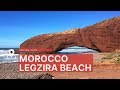 Legzira beach, Morocco. Sidi Ifni beach and surfing