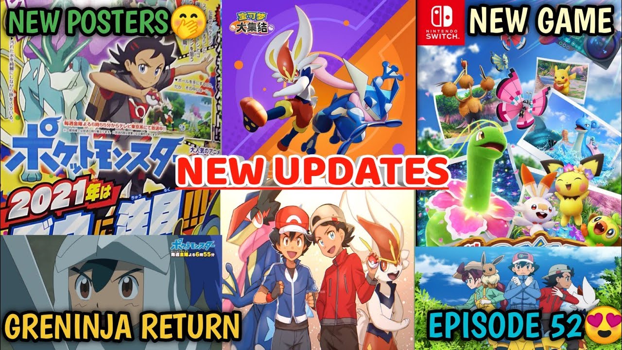 POKEMON JOURNEYS NEW UPDATES || NEW GAME | NEW POSTERS || POKEMON JOURNEYS EPISODE 52