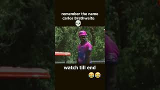 Carlos Brathwaite Funny Six Off Helmet