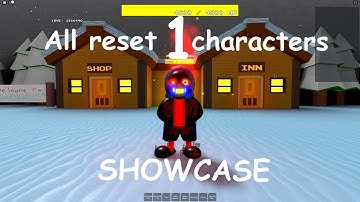 Sans Multiversal Battle - All Reset 1 Characters | ROBLOX Gameplay Walkthrough