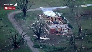 How many tornadoes touched down in Oklahoma?