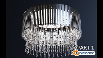 How To Make A Chandelier  In Blender / Blender Tutorial (Part 1)