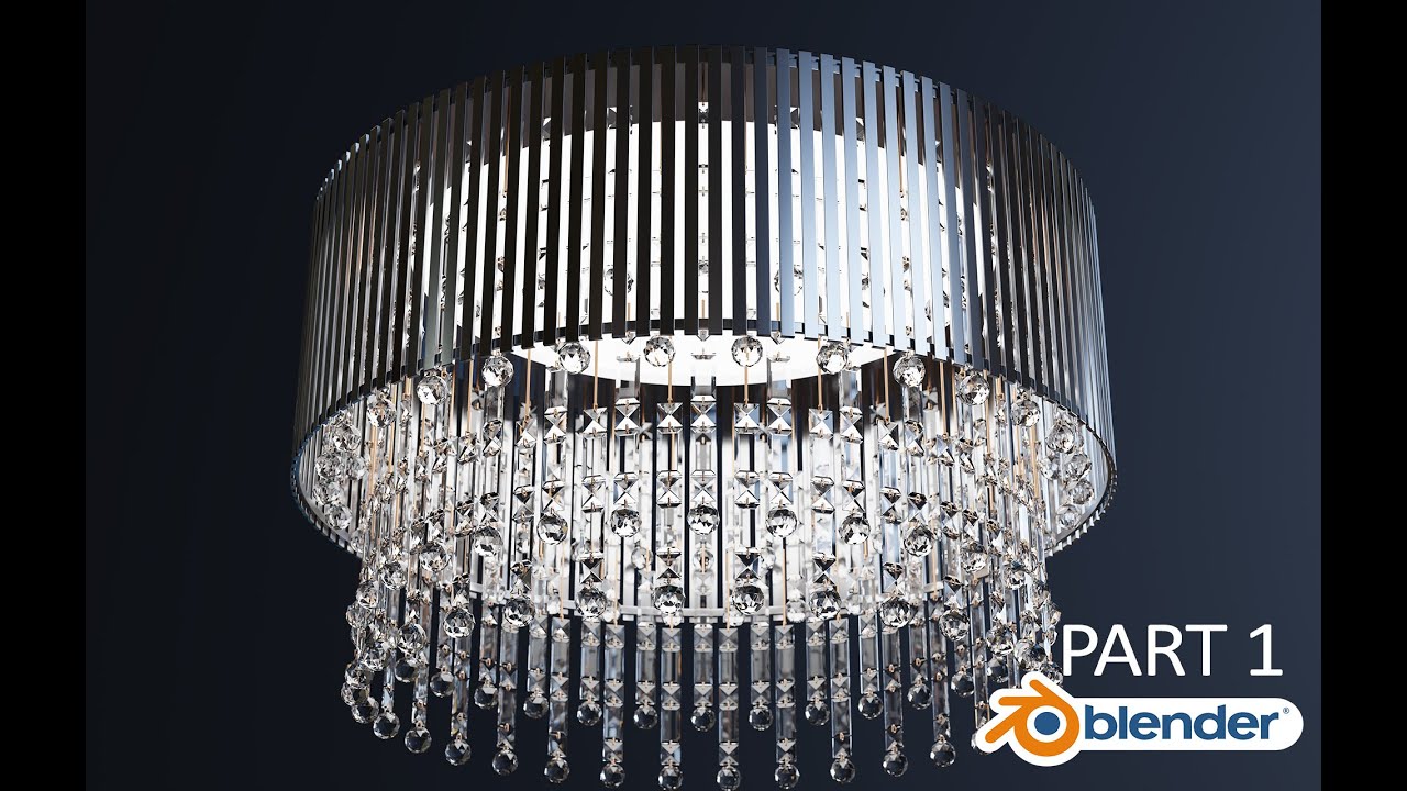 How To Make A Chandelier In Blender / Blender Tutorial (Part 1) YouTube