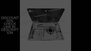 RV Gas Stove Multifunctional Folding with Sink Kitchen Gas Stove Sink Two in One Caravan Hidden Sing