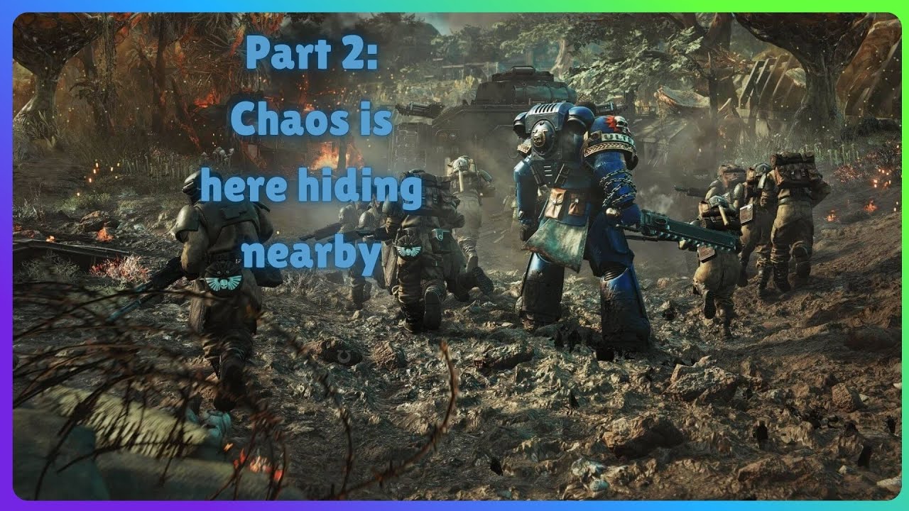 Warhammer 40K Space Marine II part 2: Chaos is hiding nearby (Live Q&A ...