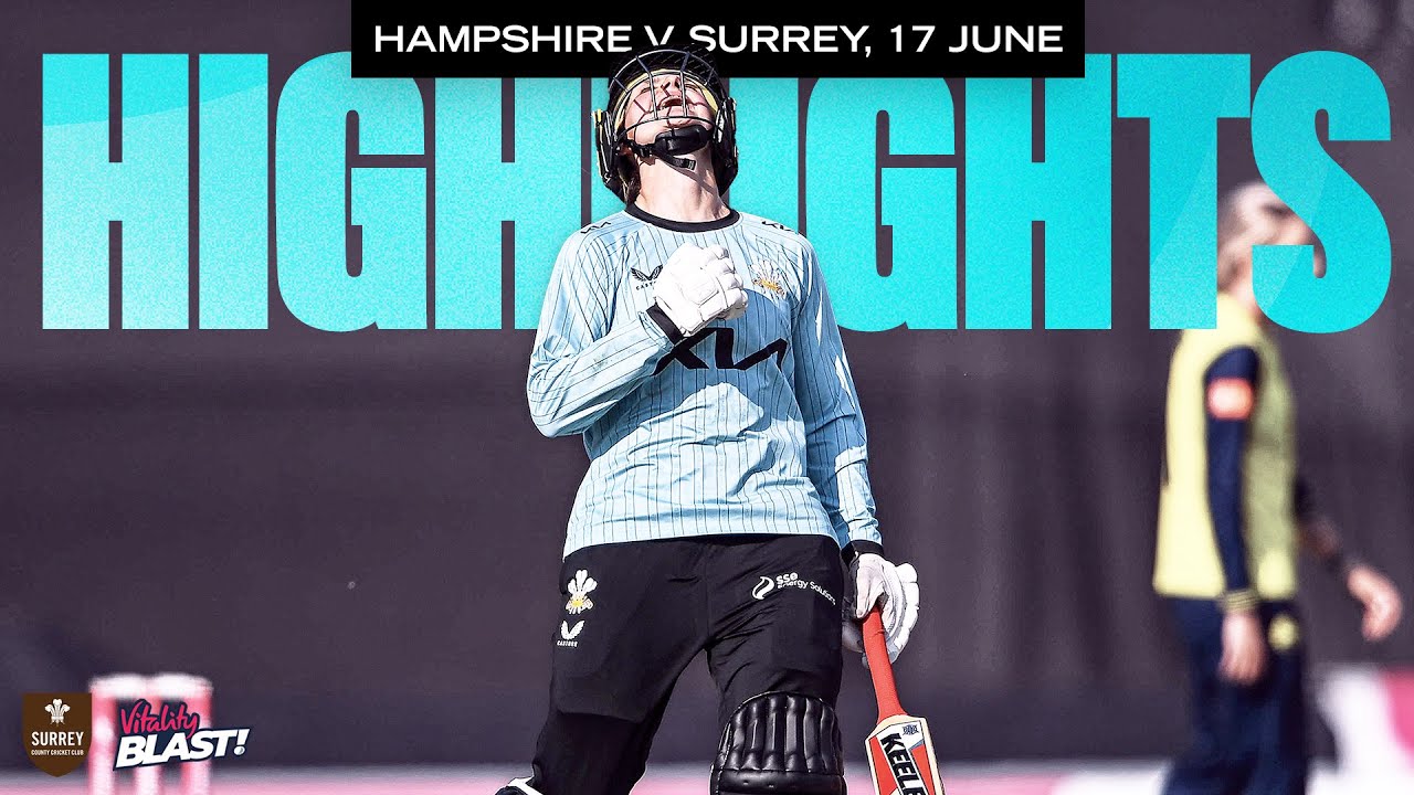 HIGHLIGHTS: Final ball DRAMA as Wyatt-Hodge & Scholfield star vs Hampshire Hawks | Vitality Blast