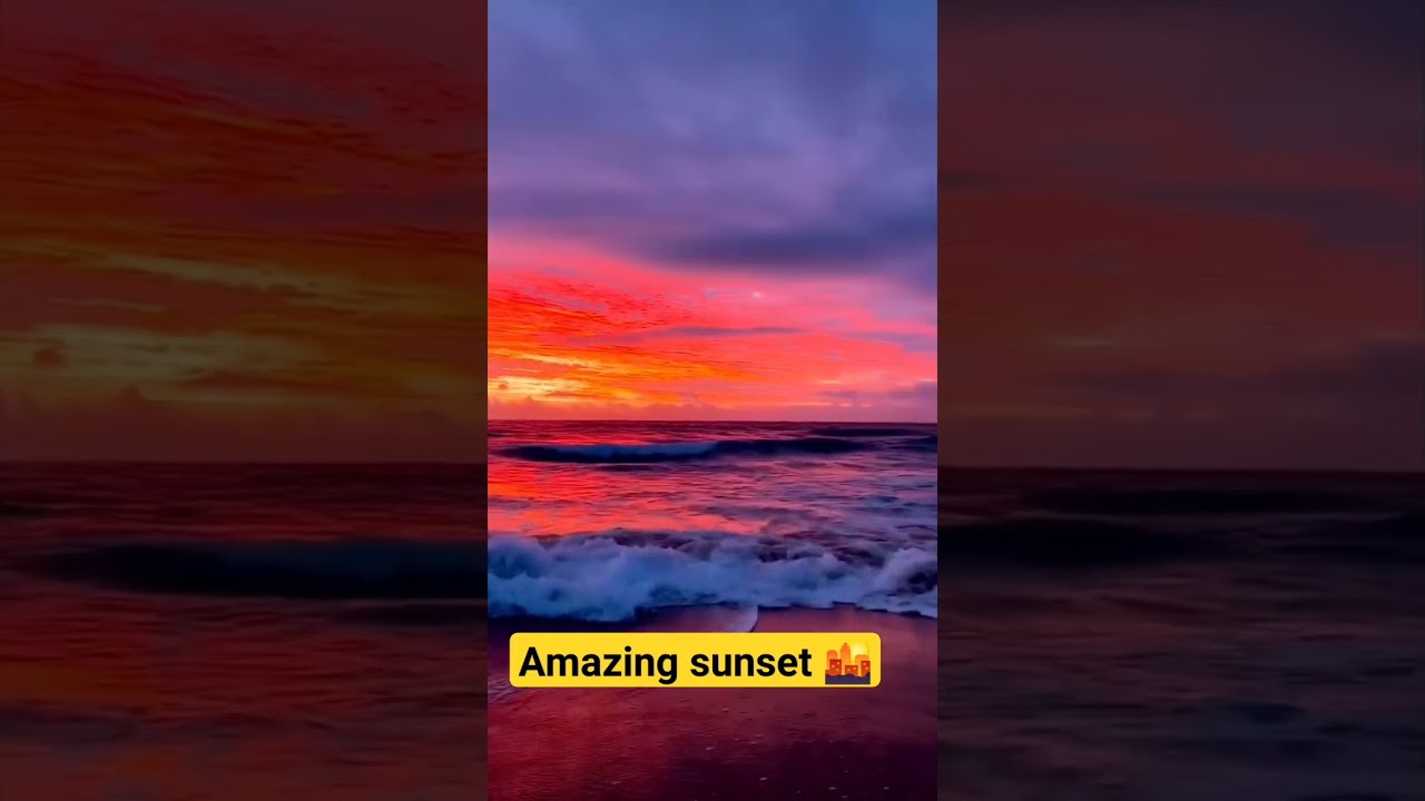 amazing sunset on earth 🌎 .    