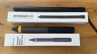 Insta 360 3m New selfie Stick Vs Telesin 3m Stick DEUTSCH