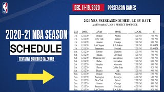 Nba Season Schedule 2022 Nba Preseason 2020 ; Nba Preseason Schedule ; Nba Schedule 2020-2021 ; Nba  2020-20 Schedule - Youtube