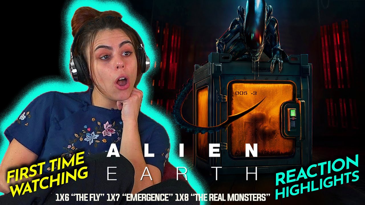 Leia loves ALIEN EARTH 1x6 "The Fly" 1x7 "Emergence" 1x8" The Real Monsters (2025) TV Reaction
