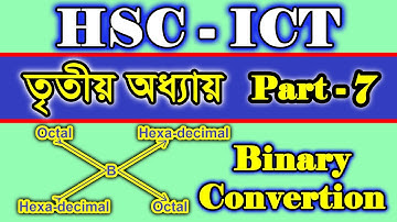 Number System Conversion | Binary Conversion  |  Binary, Octal, Hexadecimal | HSC ICT
