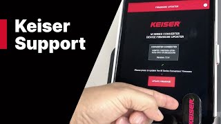 How to update firmware on the Keiser M Series Converter screenshot 2