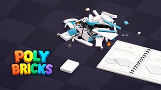 Poly Bricks - Announcement Trailer | Relaxing Brick-Building Game