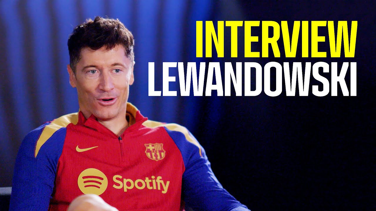 'We are in good form' | INTERVIEW with ROBERT LEWANDOWSKI ⚽9️⃣