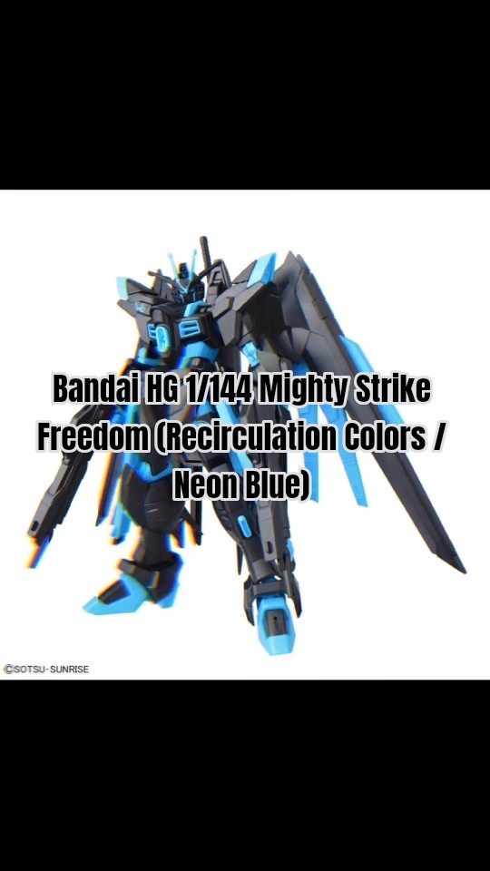 Bandai HG 1/144 Mighty Strike Freedom (Recirculation Colors / Neon