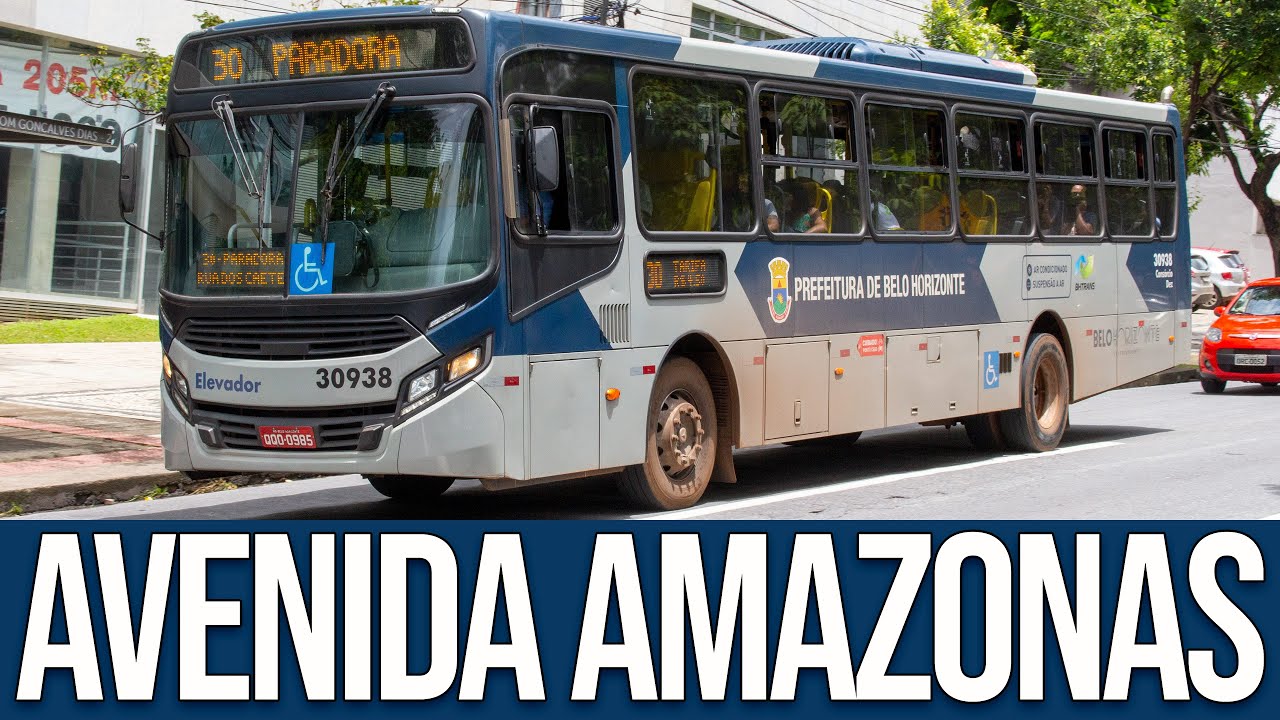 Avenida Amazonas (Belo Horizonte/MG) - Movimentação de Ônibus #316