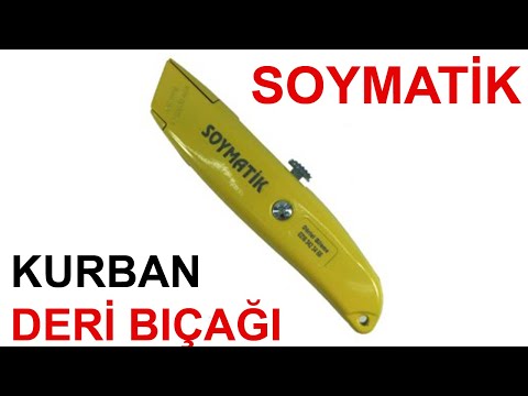 Soymatik - Kurban Derisi Çizme Bıçağı - Kurban Deri Bıçağı