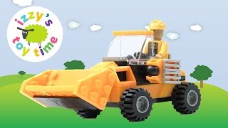 Construction Vehicles Toys for Kids | Building a LEGO Brix Bulldozer! Unboxing Videos for Kids