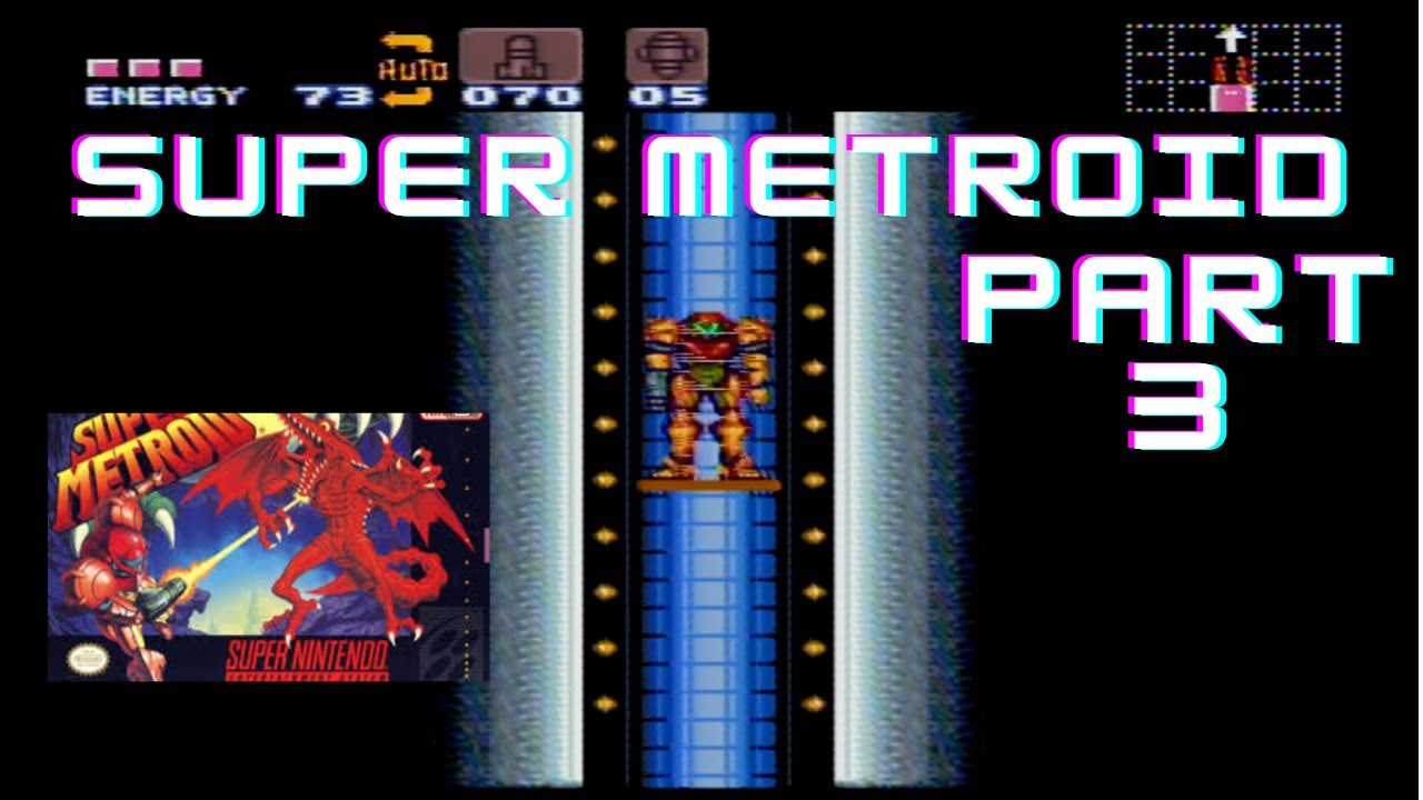 Super Metroid 100 lets playpart 3(ice beam and power bombs)