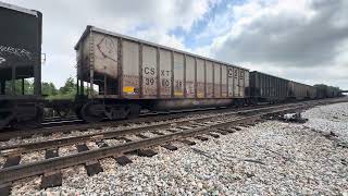 CSX Empty Coal E135 meets Amtrak P065 in Richmond, VA 6/28/26