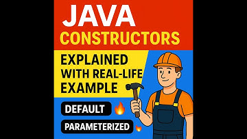 Constructors in Java | what is constructor? with syntax and example | Default vs Parameterized