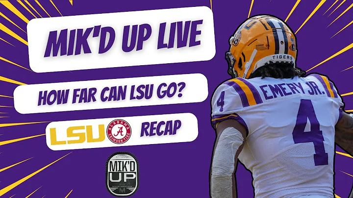 Mik'd Up W/ Mikie Mahtook & Jared Mitchell | LSU Football vs Alabama Reaction To Upset Victory