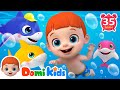 Baby shark song  shark family  more nursery rhymes for toddlers  baby songs  domikids