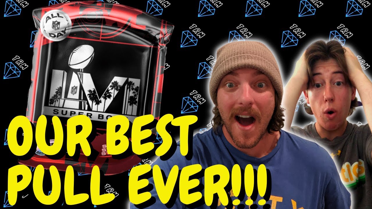 NFL ALL DAY Standard Super Bowl 56 Pack Opening - UNREAL Pull!!