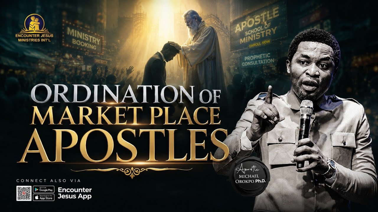 ⁣Ordination of Market Place Apostles - Apostle Michael Orokpo, Ph.D.