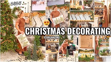 *CHRISTMAS* HOME DECORATING & ORGANIZATION IDEAS!!🎄 2025 CHRISTMAS DECORATE | ORGANIZING & CLEANING