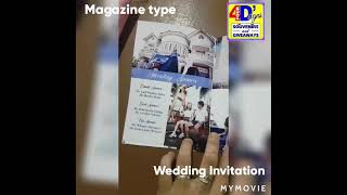 Wedding Invitation Magazine type