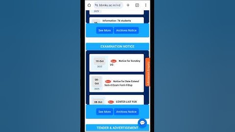 BBMKU Scrutiny Notice #bbmkulatestnews #bbmku_dhanbad