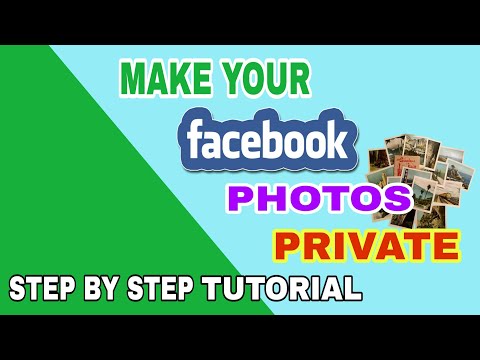 PAANO MAG PRIVATE PHOTOS SA FACEBOOK | HOW TO MAKE PRIVATE PHOTOS ON FACEBOOK