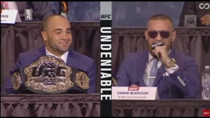 CONOR MCGREGOR (FAN) rips into EDDIE ALVAREZ (UFC 205 PC)